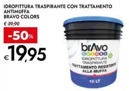 Bennet IDROPITTURA TRASPIRANTE CON TRATTAMENTO ANTIMUFFA BRAVO COLORS offerta