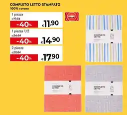 Bennet Completo letto stampato offerta