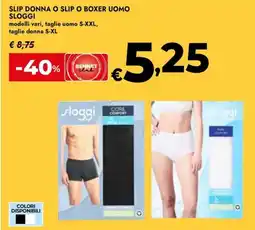Bennet Slip donna o slip o boxer uomo Sloggi offerta