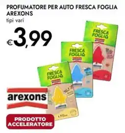 Bennet Profumatore per auto Fresca Foglia Arexons offerta