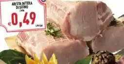 Supermercati Agorà Arista intera di suino offerta