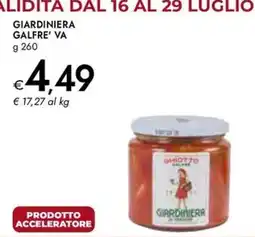 Bennet Giardiniera Galfre' Va offerta