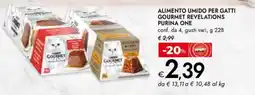 Bennet Alimento umido per gatti Gourmet Revelations Purina One offerta