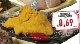 Supermercati Agorà Sovra cosce di pollo panate offerta
