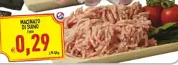 Supermercati Agorà Macinato di suino offerta
