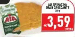 Supermercati Agorà Aia spinacina gran croccante offerta