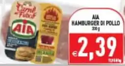 Supermercati Agorà Ala hamburger di pollo offerta