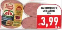 Supermercati Agorà Aia hamburger di tacchino offerta