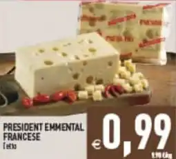 Supermercati Agorà President emmental francese offerta