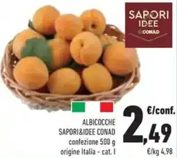 Conad Albicocche sapori&idee conad offerta