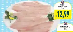 Supermercati Agorà Filetti di platessa offerta