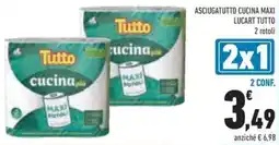 Conad Asciugatutto cucina maxi lucart tutto offerta