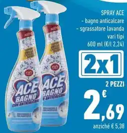 Conad Spray ace offerta