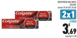Conad Dentifricio max white colgate offerta