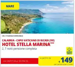 Galassia Hotel stella marina offerta