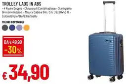 Galassia Trolley laos in abs offerta