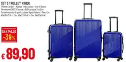 Galassia Set 3 trolley rigido offerta