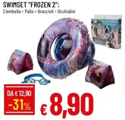 Galassia Swimset "frozen 2" offerta