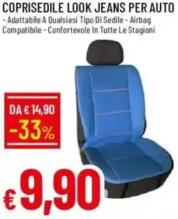 Galassia Coprisedile look jeans per auto offerta