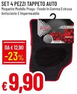 Galassia Set 4 pezzi tappeto auto offerta
