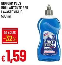 Galassia Bioform plus brillantante per lavastoviglie offerta