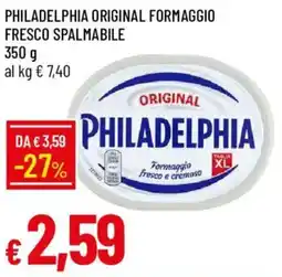 Galassia Philadelphia original formaggio fresco spalmabile offerta