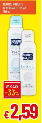 Galassia Neutro roberts deodorante spray offerta