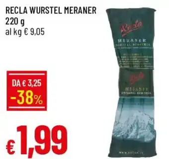 Galassia Recla wurstel meraner offerta