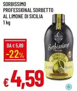 Galassia Sorbissimo professional sorbetto al limone di sicilia offerta