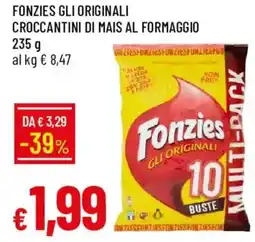 Galassia Fonzies gli originali croccantini di mais al formaggio offerta
