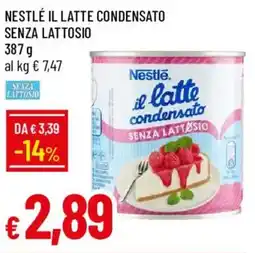 Galassia Nestlé il latte condensato senza lattosio offerta
