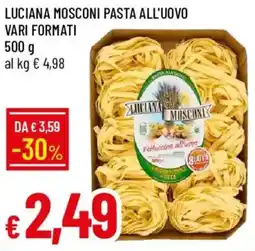 Galassia Luciana mosconi pasta all'uovo offerta