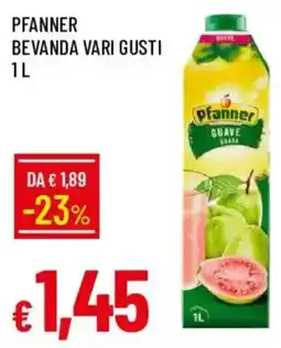 Galassia Pfanner bevanda offerta
