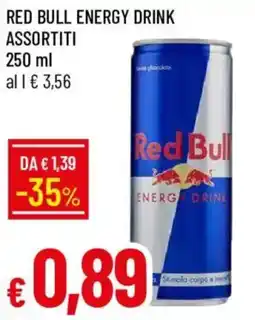 Galassia Red bull energy drink offerta