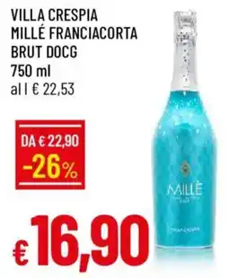 Galassia Villa crespia millé franciacorta brut docg offerta