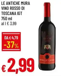 Galassia Le antiche mura vino rosso di toscana igt offerta