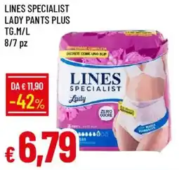 Galassia Lines specialist lady pants plus offerta
