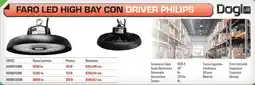 Gbc Faro led high bay con driver Philips offerta
