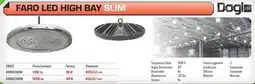 Gbc Faro led high bay slim offerta