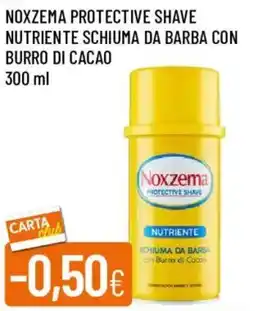 Galassia Noxzema protective shave nutriente schiuma da barba con burro di cacao offerta