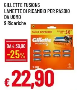 Galassia Gillette fusion5 lamette di ricambio per rasoio da uomo offerta