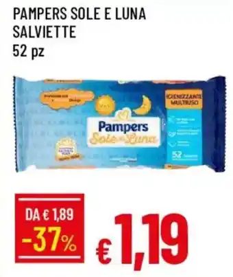 Galassia Pampers sole e luna salviette offerta