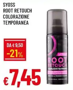 Galassia Syoss root retouch colorazione temporanea offerta