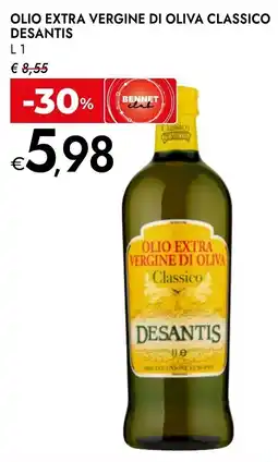 Bennet Olio extra vergine di oliva classico Desantis offerta