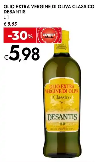 Bennet Olio extra vergine di oliva classico Desantis offerta