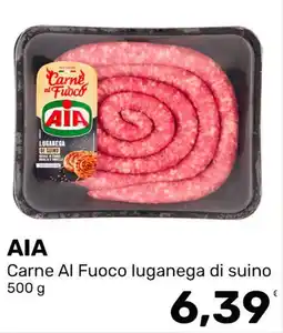 Esselunga Aia carne al fuoco luganega di suino offerta