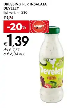 Bennet Dressing per insalata Develey offerta