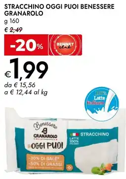 Bennet Stracchino oggi puoi benessere Granarolo offerta