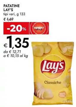 Bennet PATATINE LAY'S offerta