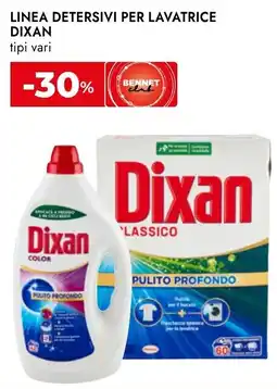 Bennet Linea detersivi per lavatrice Dixan offerta